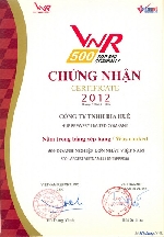 Bia Huế nằm trong Top 500 Doanh nghiệp lớn nhất Việt Nam (VNR 500)