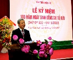 Lễ kỷ niệm 100 năm ngày sinh của đồng chí Tố Hữu