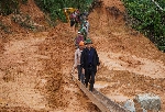 Bí thư Tỉnh ủy Lê Trường Lưu thị sát, chỉ đạo công tác tìm kiếm, cứu nạn cứu hộ tại thủy điện Rào Trăng 3