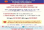 Tìm người liên quan đến ca nghi nhiễm COVID-19 