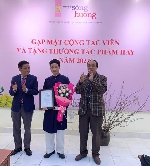 Gặp mặt cộng tác viên và trao tặng thưởng cho các tác phẩm hay năm 2022.