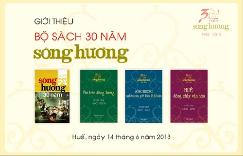 Ra mắt bộ sách 30 năm Sông Hương