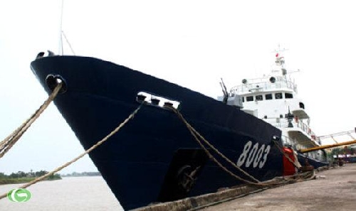 Tàu chiến “made in Việt Nam” ra biển lớn