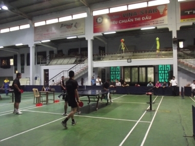 20 đơn vị tham gia giải bóng bàn Đại hội TDTT lần thứ VII năm 2014.
