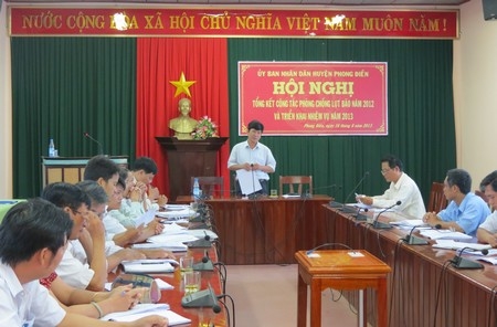 Phong Điền chủ động phòng chống lụt bão năm 2013