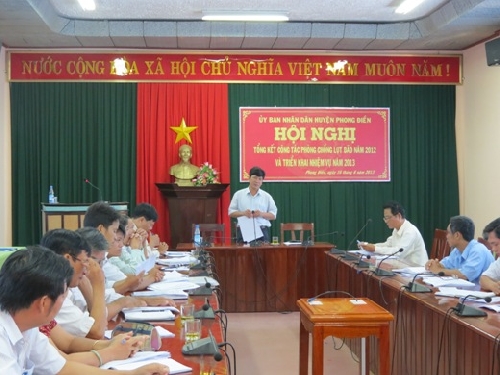 Phong Điền chủ động phòng chống lụt bão với phương châm “5 tại chỗ”.