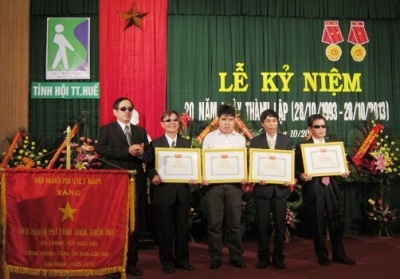 Kỷ niệm 20 năm thành lập Hội người mù Thừa Thiên Huế