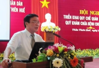 Hội nghị nghị triển khai Quy chế quản lý và sử dụng Quỹ Khám chữa bệnh cho người nghèo tỉnh Thừa Thiên Huế