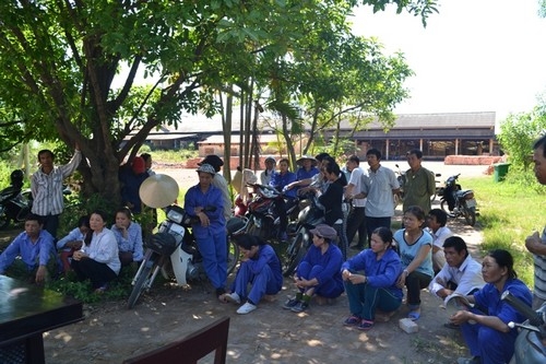 Công nhân khốn đốn khi DN ngừng sản xuất
