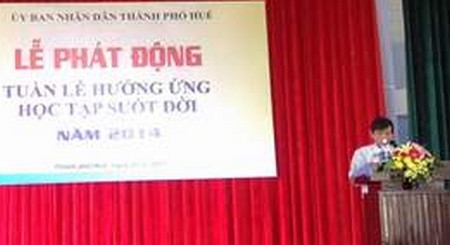 TP. Huế: Phát động Tuần Lễ hưởng ứng học tập suốt đời năm 2014