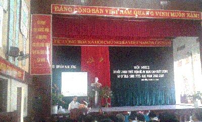 Nam Đông: Sơ kết 2 năm thực hiện Đề án “ Nâng cao chất lượng giáo dục và đào tạo đối với học sinh dân tộc thiểu số giai đoạn 2012-2016”