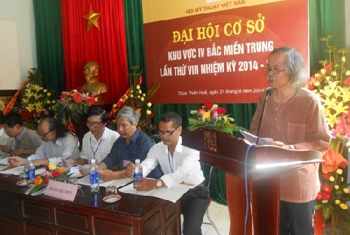 Đại hội Mỹ thuật khu vực Bắc miền Trung lần thứ VIII nhiệm kỳ 2014- 2019 tại Thừa Thiên Huế 