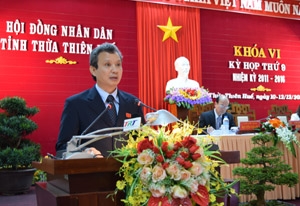 Khai mạc kỳ họp thứ 9, HĐND tỉnh khóa VI