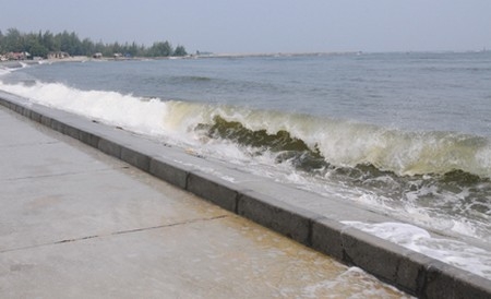 Đã hoàn thành cơ bản tuyến đê biển  khu vực Hải Dương, thị xã Hương Trà