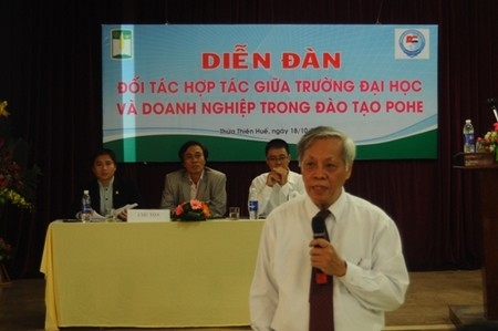Diễn đàn đối tác hợp tác giữa trường ĐH Nông Lâm Huế và doanh nghiệp trong đào tạo đại học