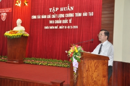 Đại học Huế tổ chức lớp tập huấn Công tác đánh giá chất lượng chương trình đào tạo theo chuẩn quốc tế  