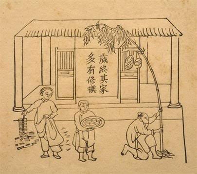 Cây Nêu ngày Tết