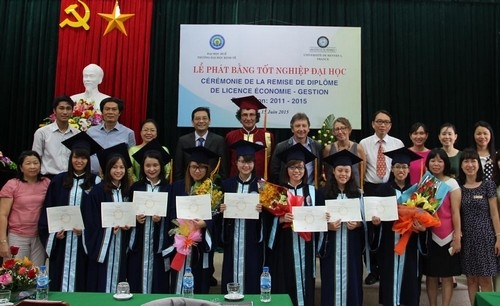 8 sinh viên được nhận bằng Cử nhân quốc gia của Đại học Rennes 1, Cộng hòa Pháp