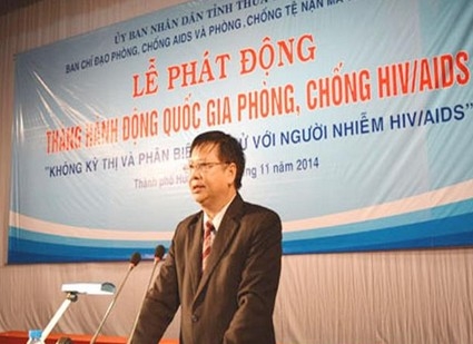 Năm 2014, 67,1% người dân có kiến thức và quan niệm đúng về HIV/AIDS