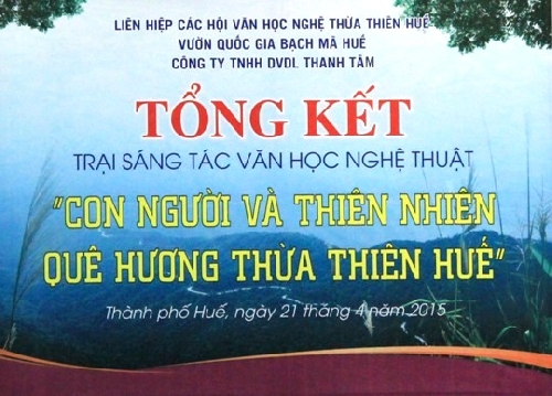 Công bố hơn 50 tác phẩm VHNT về đề tài “Con người và thiên nhiên quê hương Thừa Thiên Huế” 