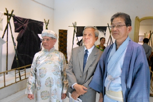 Khai mạc không gian trưng bày các sản phẩm nghề thủ công truyền thống Việt Nam, thành phố Gyeongju và trang phục Kimono
