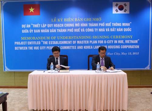 Hàn Quốc hợp tác TP Huế xây dựng quy hoạch chung Thành phố thông minh