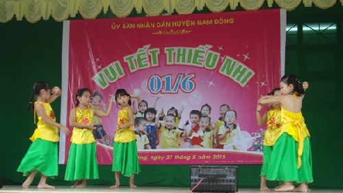 Nam Đông: Tổ chức vui ngày Quốc tế thiếu nhi 1/6 