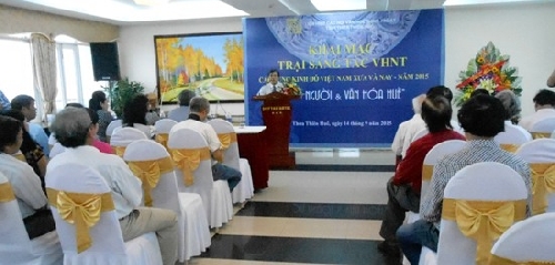 Khai mạc trại sáng tác VHNT các vùng kinh đô Việt Nam xưa và nay