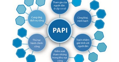 Nâng cao vị thứ xếp hạng trong Chỉ số hiệu quả quản trị và hành chính công (PAPI) cấp tỉnh.