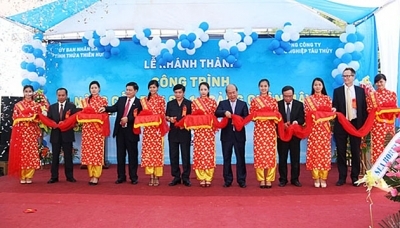 Khánh thành công trình nâng cấp Bến số 1 và đón tàu du lịch cập cảng Chân Mây