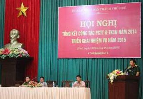 Thành phố Huế: Tập huấn công tác Phòng chống lụt bão, tìm kiếm cứu nạn năm 2015