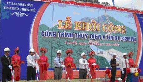 Kiểm tra tiến độ thực hiện dự án xây dựng nhà máy Thủy điện A Lin B1, huyện A Lưới