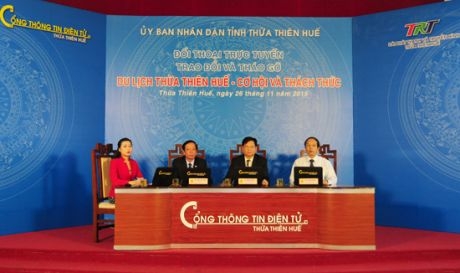 Đối thoại trực tuyến: "Du lịch Thừa Thiên Huế - Cơ hội và thách thức"