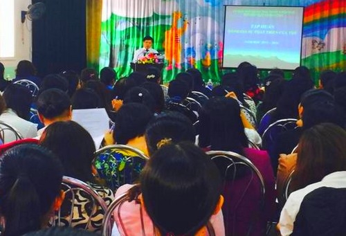 Tập huấn đánh giá sự phát triển của trẻ mầm non