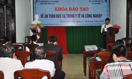 Đào tạo về an toàn bức xạ trong y tế và công nghiệp năm 2016