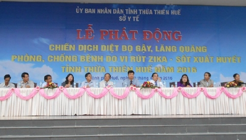 Phát động Chiến dịch diệt bọ gậy, lăng quăng phòng, chống bệnh do vi rút Zika, sốt xuất huyết
