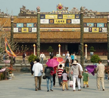 Trong tháng 01/2016, lượng khách du lịch đến Thừa Thiên Huế đạt 218.950 lượt