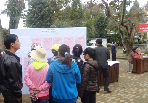 Nam Đông: Tổ chức Sàn giao dịch việc làm năm 2016