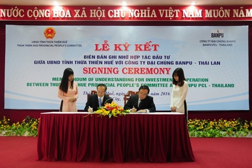 Công ty Đại chúng Banpu (Thái Lan) sẽ đầu tư tại Thừa Thiên Huế