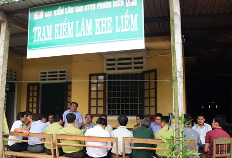 Kiểm tra công tác bảo vệ và phòng chống cháy rừng tại Khu Bảo tồn thiên nhiên Phong Điền