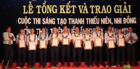 43 đề tài đạt giải Cuộc thi Sáng tạo Thanh thiếu niên, Nhi đồng lần thứ IX
