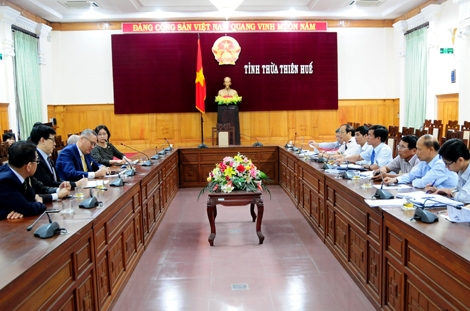 Phó Chủ tịch UBND tỉnh Nguyễn Văn Phương tiếp và làm việc với Tập đoàn PSL
