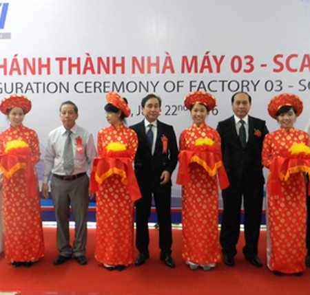 Công ty Scavi Huế tổ chức lễ khánh thành Nhà máy may 3