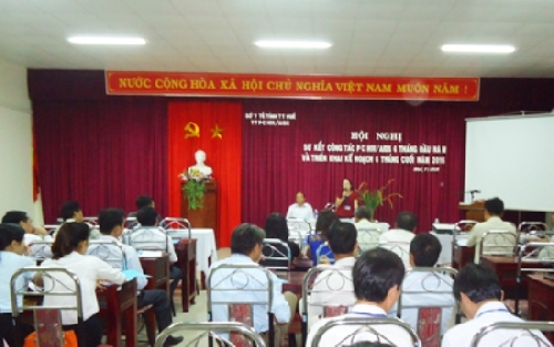 Hội nghị sơ kết công tác phòng, chống HIV/AIDS 6 tháng đầu năm và triển khai kế hoạch cuối năm 2016