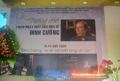 Văn nghệ sĩ TT- Huế tưởng niệm 1 năm ngày mất Cố họa sĩ Đinh Cường (7/1/2016- 7/1/2017)