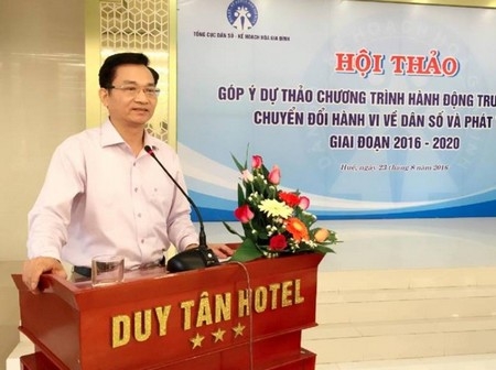 Hội thảo góp ý Dự thảo Chương trình hành động truyền thông chuyển đổi hành vi về DS-KHHGĐ giai đoạn 2016-2020