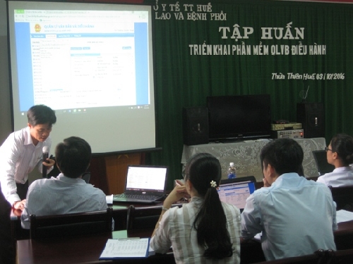 Tập huấn triển khai phần mềm Quản lý văn bản và điều hành