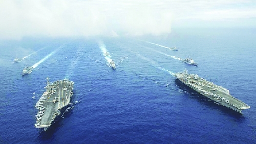 5 nước tập trận Biển Đông "dằn mặt" Trung Quốc