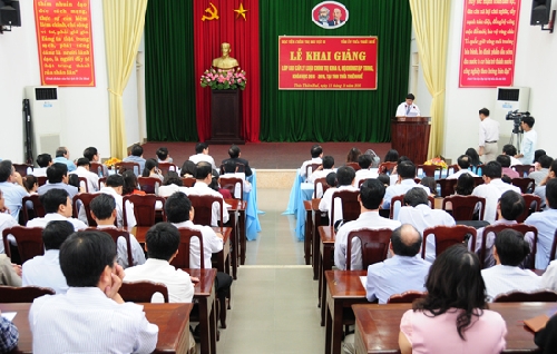 Khai giảng lớp Cao cấp Lý luận Chính trị khóa 9, hệ không tập trung