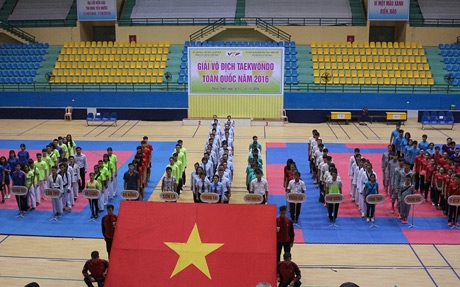 240 VĐV tham gia Giải Teakwondo toàn quốc năm 2016